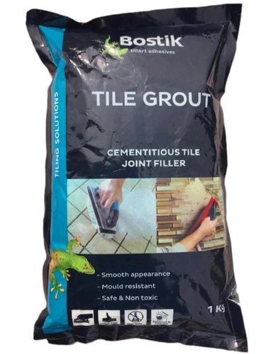 BOSTIK TILE GROUT WHITE 1 KG